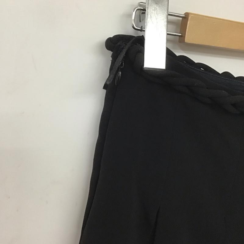 モスキーノ MOSCHINO スカート ミニスカート 4 無地 黒 / ブラック / レディース USED 古着 中古 10139745