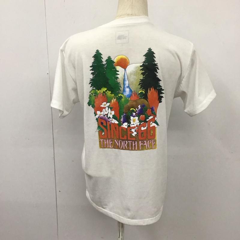 ザノースフェイス THE NORTH FACE Tシャツ 半袖 M プリント 白 / ホワイト / レディース USED 古着 中古 10128367