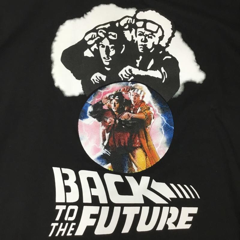 古着 USED Tシャツ 半袖 半袖カットソー プリントTシャツ クルーネックカットソー L プリント 黒 / ブラック / メンズ USED 古着 中古 10108355