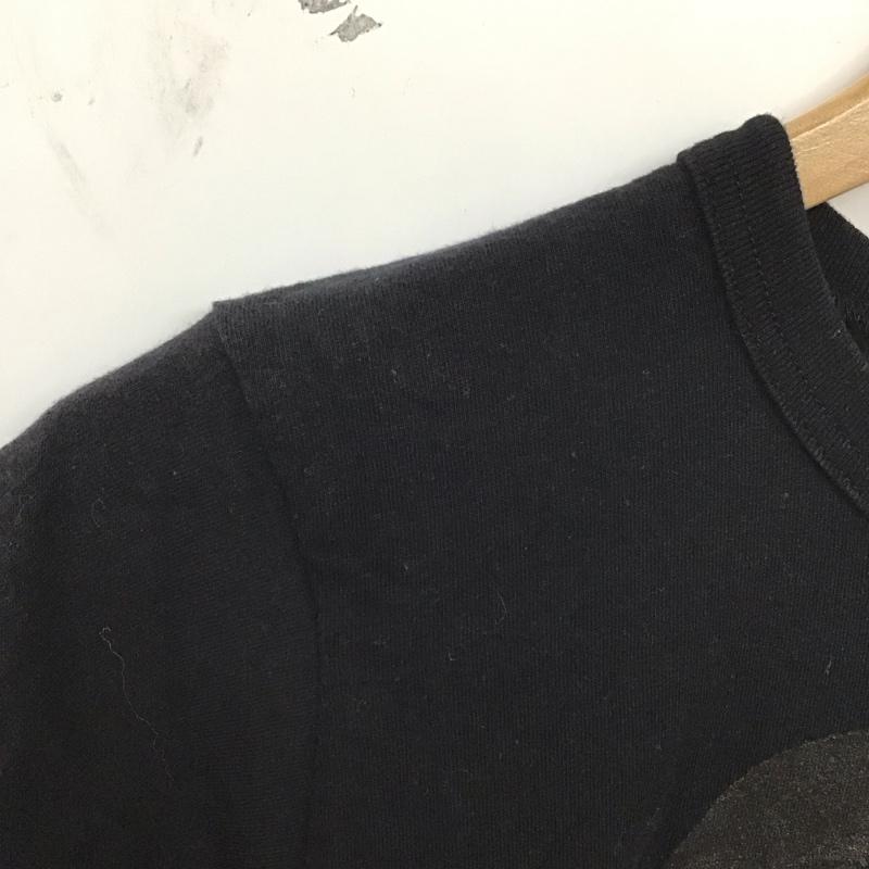 プレイコムデギャルソン PLAY COMME des GARCONS Tシャツ 半袖 L プリント 黒 / ブラック / レディース USED 古着 中古 10129863