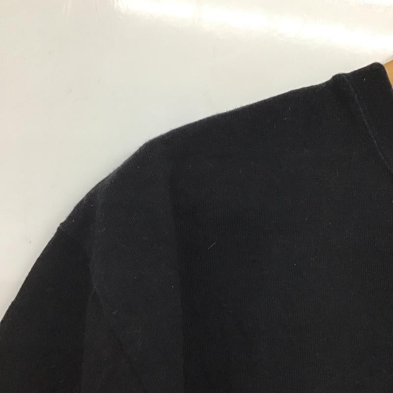 エフエイティー FAT Tシャツ 半袖 半袖カットソー プリントTシャツ クルーネックカットソー ロゴ、文字 黒 / ブラック / メンズ USED 古着 中古 10137078