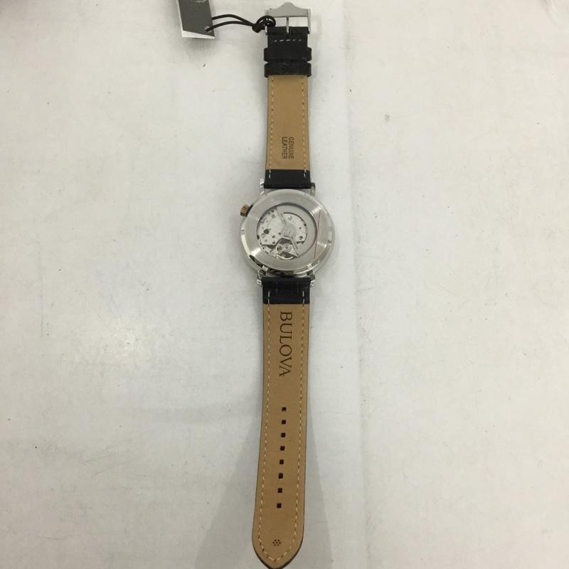 ブローバ BULOVA 腕時計 アナログ(自動巻き) 98A187 クラシック 箱有 ロゴ、文字 黒 / ブラック / メンズ USED 古着 中古 10133883