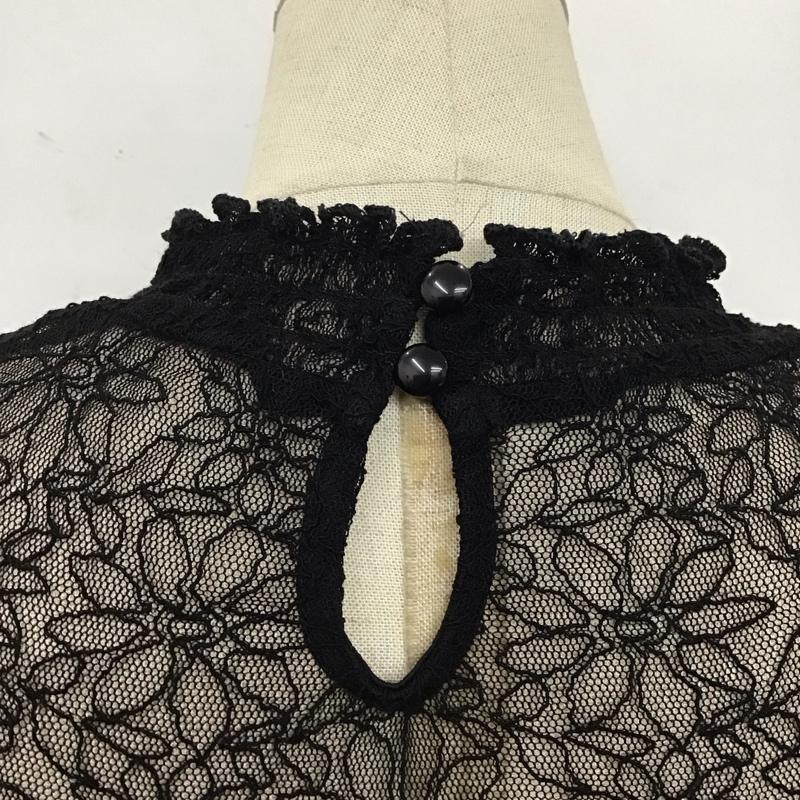 ダズリン dazzlin カットソー 長袖 FREE 無地 黒 / ブラック / レディース USED 古着 中古 10121478
