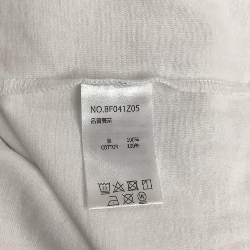 ルーカ RVCA Tシャツ 半袖 半袖カットソー プリントTシャツ クルーネックカットソー L ロゴ、文字 白 / ホワイト / メンズ USED 古着 中古 10139305