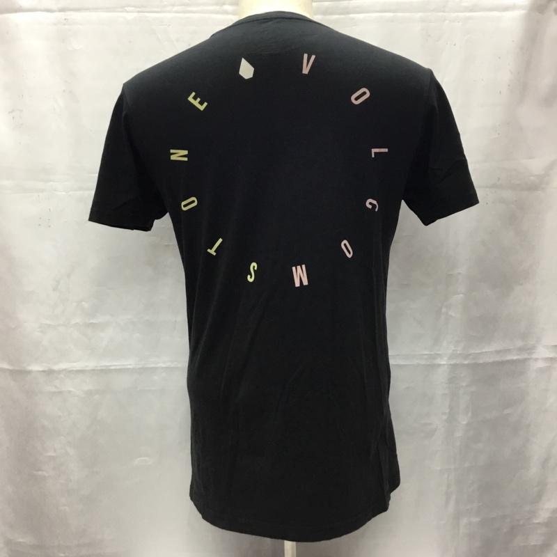 ボルコム VOLCOM Tシャツ 半袖 半袖カットソー プリントTシャツ クルーネックカットソー S プリント 黒 / ブラック / メンズ USED 古着 中古 10106427
