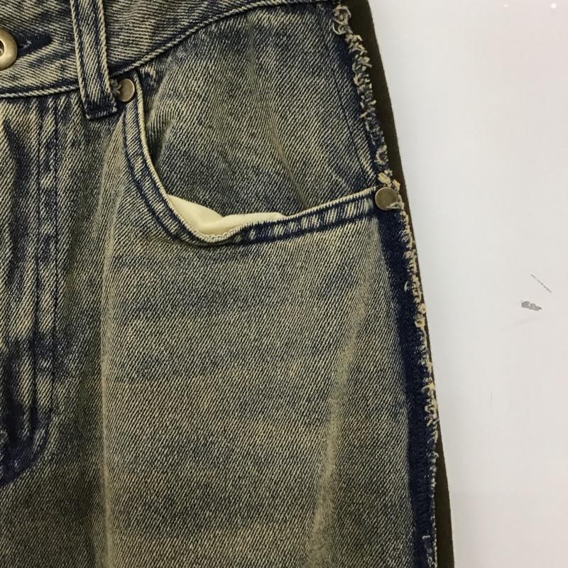スライ SLY パンツ デニム、ジーンズ 030HAZ31-4501 J/W DOCKING SW STRAIGHT 1 無地 青 / ブルー / レディース USED 古着 中古 10137771