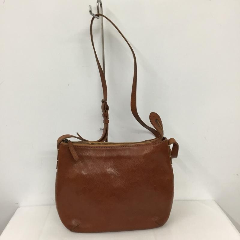 ゲンテン genten ショルダーバッグ ショルダーバッグ レザー ロゴ、文字 灰 / グレー / レディース USED 古着 中古 10122810