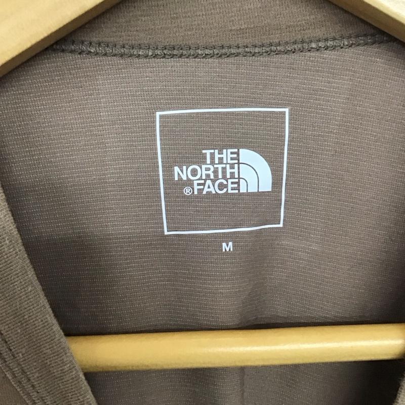 ザノースフェイス THE NORTH FACE Tシャツ 長袖 NT62292 ロンT L/S フリーランネイティブクルー M ロゴ、文字 X プリント 茶 / ブラウン / メンズ USED 古着 中古 10137036