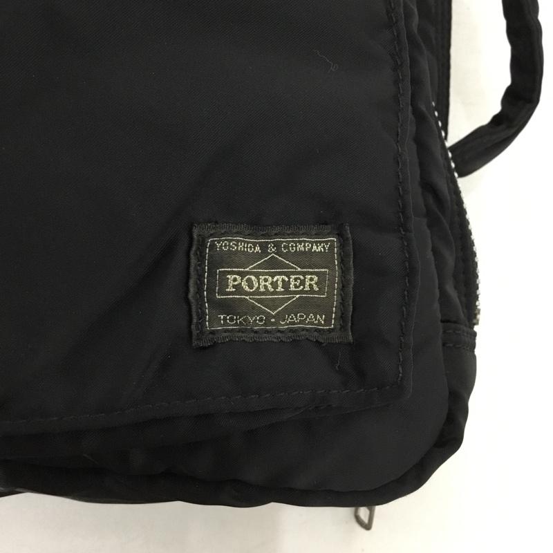 ポーター PORTER ブリーフケース、書類かばん ブリーフケース、書類かばん ショルダーバッグ リュック 3WAY タンカー ロゴ、文字 黒 / ブラック / メンズ USED 古着 中古 10135527