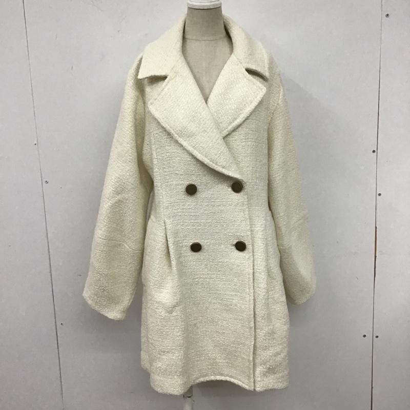 ダズリン dazzlin コート コート一般 FREE 無地 白 / ホワイト / レディース USED 古着 中古 10106150