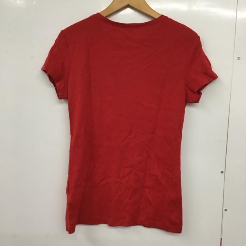 トミーヒルフィガー TOMMY HILFIGER Tシャツ 半袖 M 無地 赤 / レッド / レディース USED 古着 中古 10129640