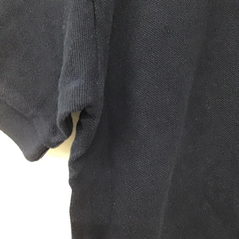 プレイコムデギャルソン PLAY COMME des GARCONS ポロシャツ 半袖 半袖ポロシャツ カラーシャツ 半袖カットソー M ロゴ、文字 紺 / ネイビー / メンズ USED 古着 中古 10135477