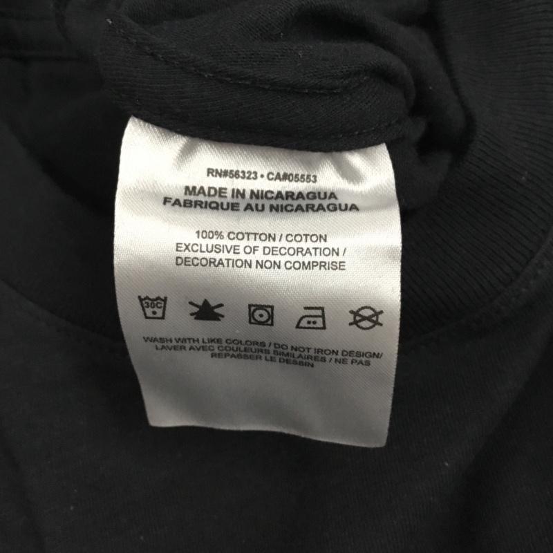 ナイキ NIKE Tシャツ 半袖 半袖カットソー プリントTシャツ クルーネックカットソー L ロゴ、文字 黒 / ブラック / メンズ USED 古着 中古 10111940