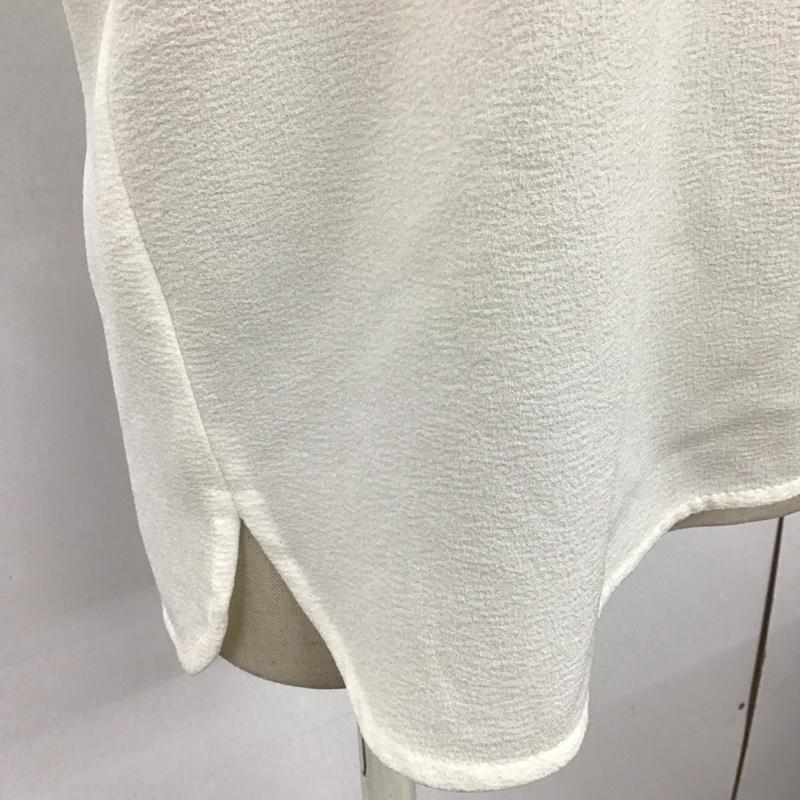 ザラ ZARA カットソー 半袖 4437 052 251 袖レース M レース柄 白 / ホワイト /  レディース USED 古着 中古 10108325
