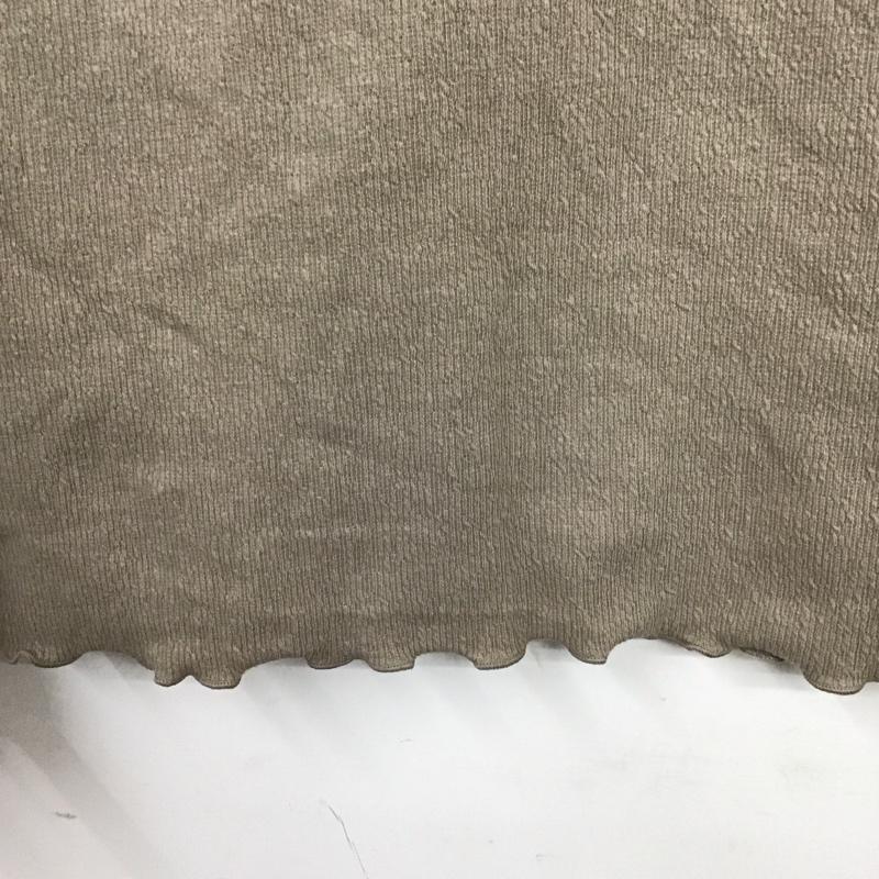 フリークスストア FREAK S STORE カットソー 長袖 長袖カットソー 無地カットソー ストレッチ FREE 無地 茶 / ブラウン / レディース USED 古着 中古 10128965