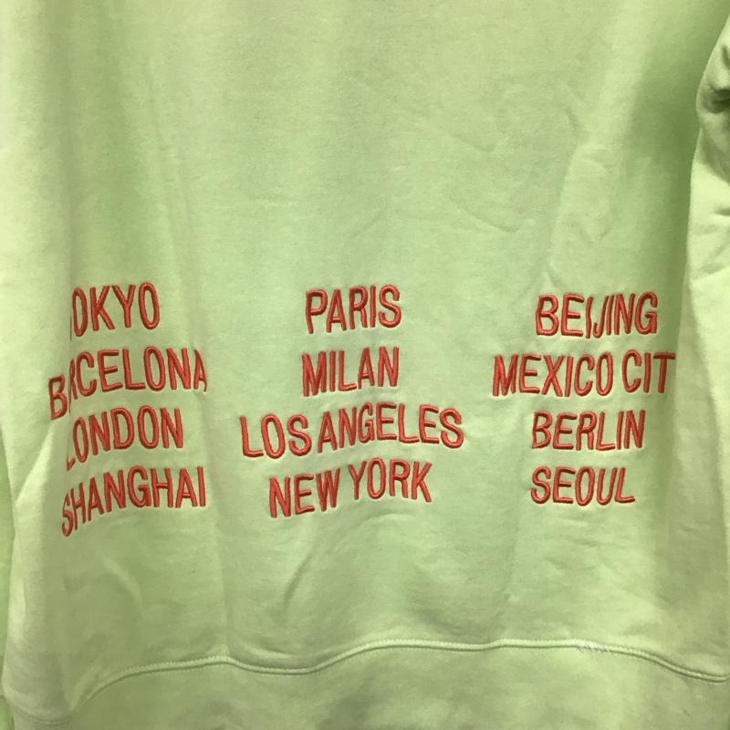ナイキ NIKE トレーナー 長袖 dn4408-383 ASMNSWFTCRWWTOUR スウェット クルーネック XL ロゴ、文字 緑 / グリーン / メンズ USED 古着 中古 10136175