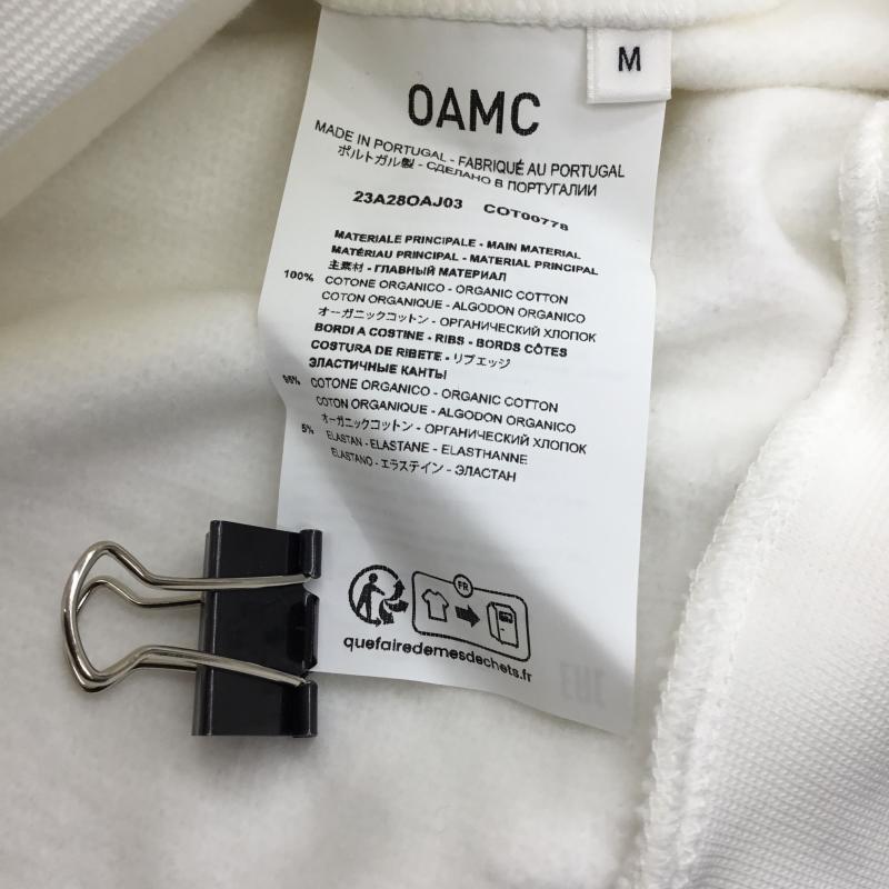 オーエーエムシー OAMC トレーナー 長袖 23A28OAJ03 M ロゴ、文字 白 / ホワイト /  メンズ USED 古着 中古 10120961