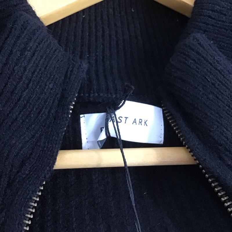 バラストアーク BALLAST ARK ベスト ベスト ba08-v001 WOOLDRIVERSVEST ジップアップニットベスト FREE 無地 紺 / ネイビー / メンズ USED 古着 中古 10139315