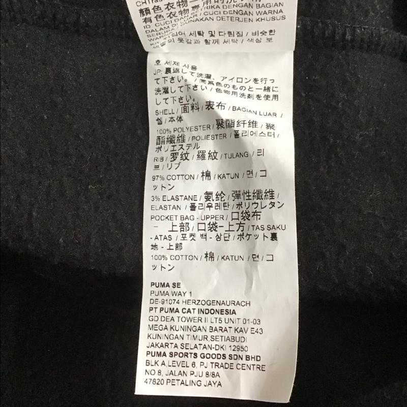 プーマ PUMA パーカー 長袖 672513-01 ウィンタライズフーディスウェット 長袖パーカー プルオーバー スポーツウェア M ロゴ、文字 黒 / ブラック / メンズ USED 古着 中古 10107113