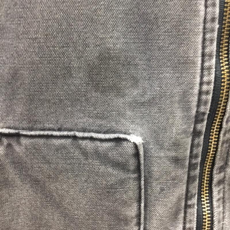 カーハート Carhartt ベスト ベスト ベスト ジップアップジャケット ノースリーブカットソー アウター ロゴ、文字 黒 / ブラック / メンズ USED 古着 中古 10109342