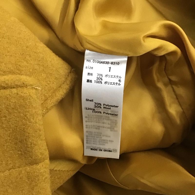 マウジー MOUSSY コート コート一般 010GA630-6310 STAND COLLAR MIDDLE コート 1 無地 マスタード / マスタード / レディース USED 古着 中古 10124505