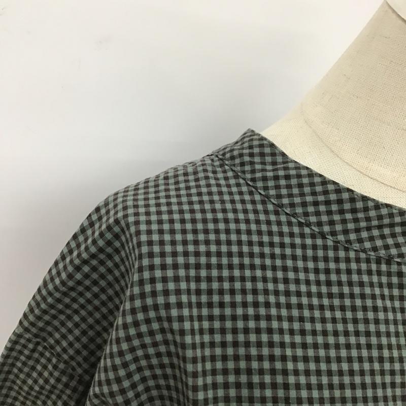 スタディオクリップ studio CLIP シャツ、ブラウス 七分袖 L チェック マルチカラー / マルチカラー / レディース USED 古着 中古 10106155