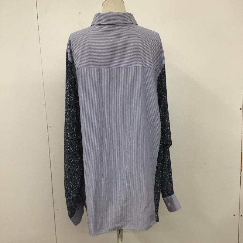 ザラ ZARA シャツ、ブラウス 長袖 長袖シャツ 花柄シャツ カラーシャツ 長袖カットソー M 花柄 X ストライプ マルチカラー / マルチカラー / レディース USED 古着 中古 10112192