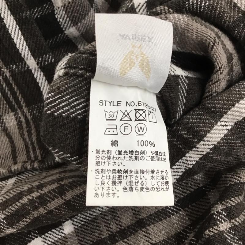 アヴィレックス AVIREX シャツ、ブラウス 長袖 長袖 M チェック 茶 / ブラウン / メンズ USED 古着 中古 10109308