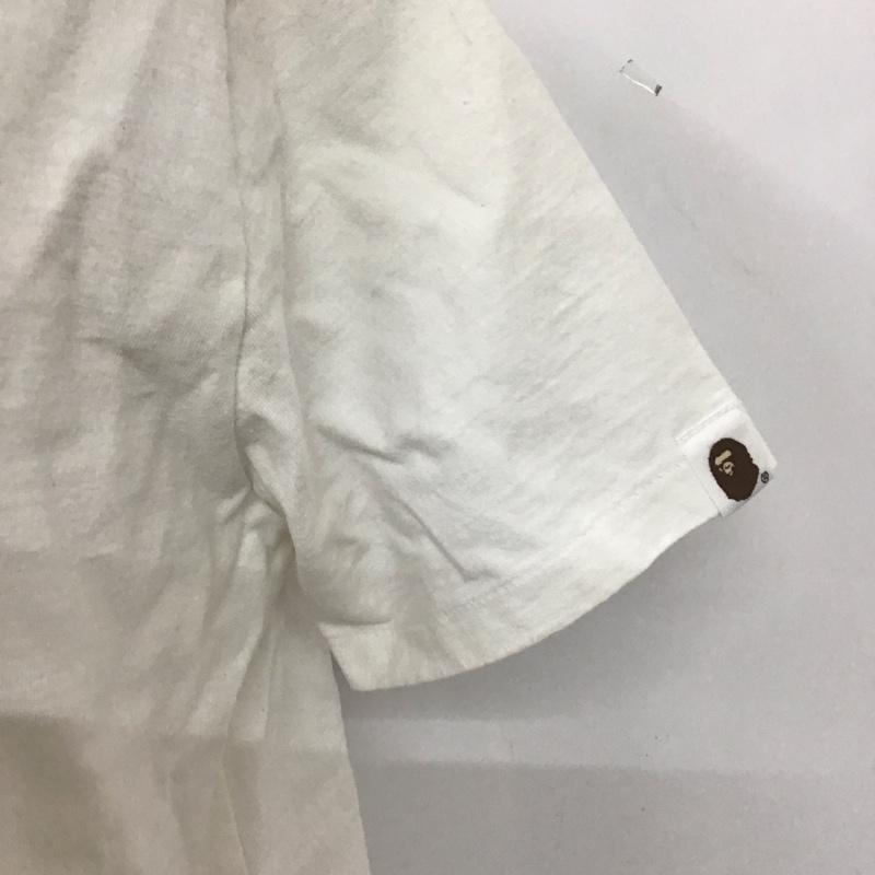 アベイシングエイプ A BATHING APE Tシャツ 半袖 S プリント 白 / ホワイト / レディース USED 古着 中古 10111417