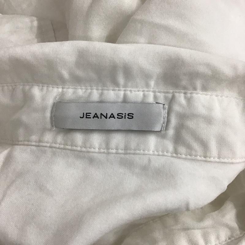ジーナシス JEANASIS シャツ、ブラウス 半袖 JS063745MC FREE 無地 白 / ホワイト / レディース USED 古着 中古 10110297