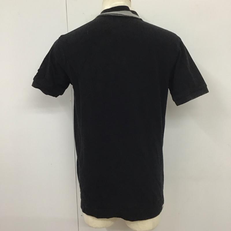 アベイシングエイプ A BATHING APE ポロシャツ 半袖 半袖ポロシャツ カラーシャツカットソー 半袖カットソー M ロゴ、文字 黒 / ブラック /  メンズ USED 古着 中古 10112085