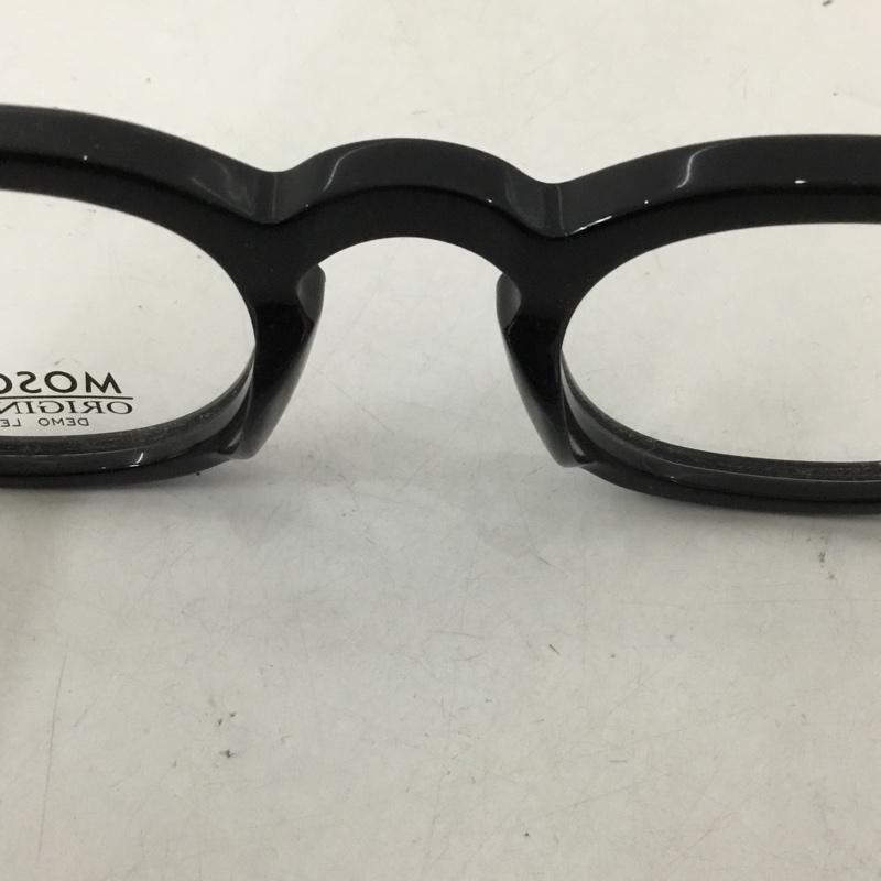 モスコット MOSCOT めがね・サングラス めがね LEMTOSH ケース付き 無地 黒 / ブラック / メンズ USED 古着 中古 10130784