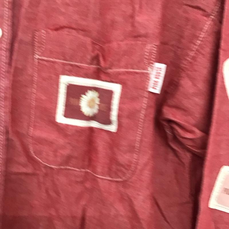 ピンクハウス PINK HOUSE シャツ、ブラウス 長袖 A2111FB ロゴ、文字 赤 / レッド / レディース USED 古着 中古 10138618