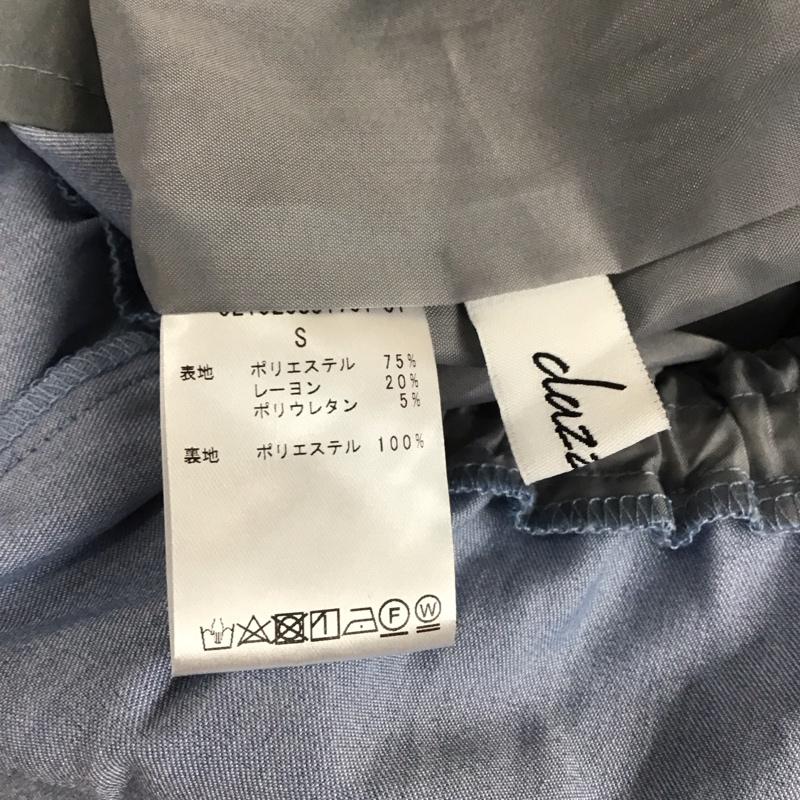 ダズリン dazzlin ワンピース・ドレス・オールインワン ワンピース・ドレス・オールインワン 半袖オールインワン ショートパンツ ウエスト切り替え S 無地 青 / ブルー / レディース USED 古着 中古 10110315