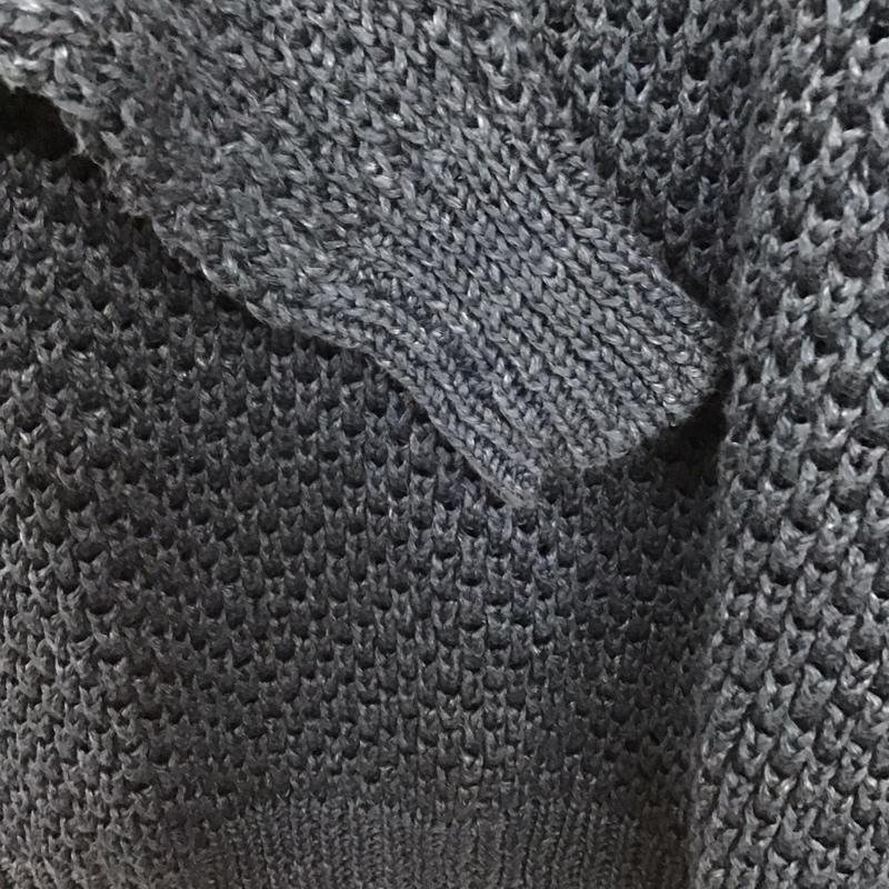ユナイテッドアローズグリーンレーベルリラクシング UNITED ARROWS green label relaxing ニット、セーター 長袖 36 無地 青 / ブルー / メンズ USED 古着 中古 10136893