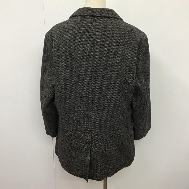 ザラメン ZARA MAN ジャケット、上着 ジャケット、ブレザー カジュアルダブルジャケット アウター カジュアルコート XXL 総柄 黒 / ブラック / X 白 / ホワイト / メンズ USED 古着 中古 10109266