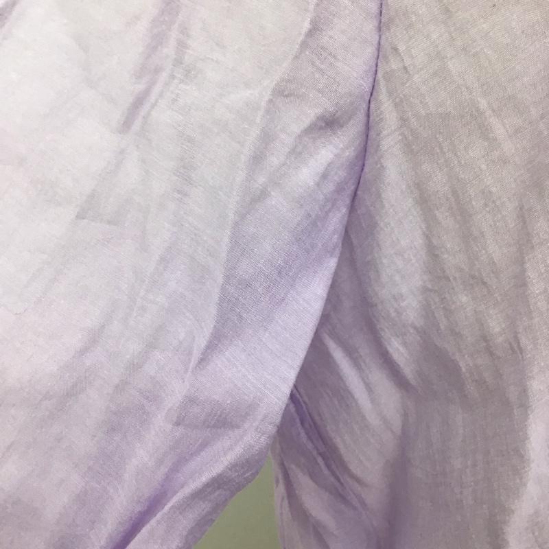 ザラ ZARA シャツ、ブラウス 長袖 S 無地 紫 / パープル / レディース USED 古着 中古 10111604