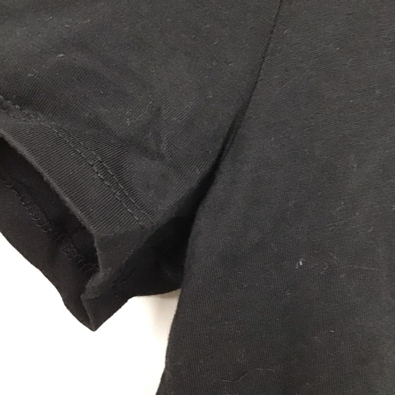 ザラ ZARA ポロシャツ 半袖 L 無地 黒 / ブラック / レディース USED 古着 中古 10130230