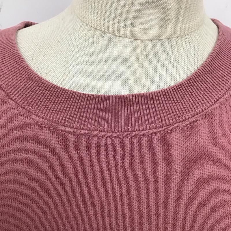 フリークスストア FREAK S STORE トレーナー 長袖 FREE 無地 桃 / ピンク / レディース USED 古着 中古 10121717