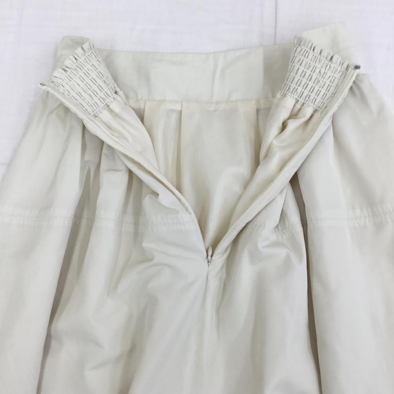 グリーンレーベルリラクシング green label relaxing スカート ロングスカート 38 無地 オフホワイト / オフホワイト / レディース USED 古着 中古 10134755