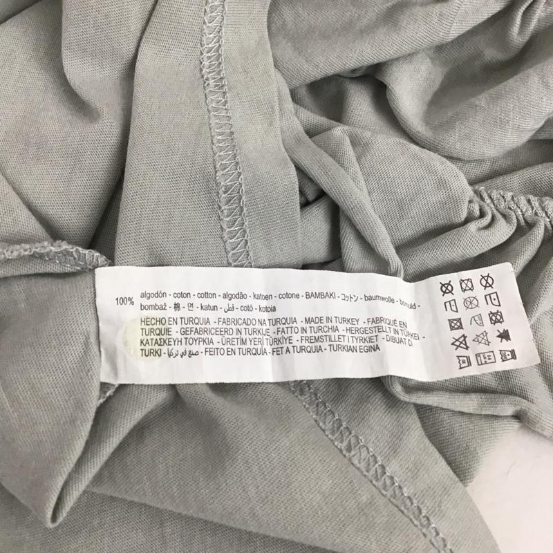 ザラ ZARA カットソー 半袖 S 無地 灰 / グレー / レディース USED 古着 中古 10136520