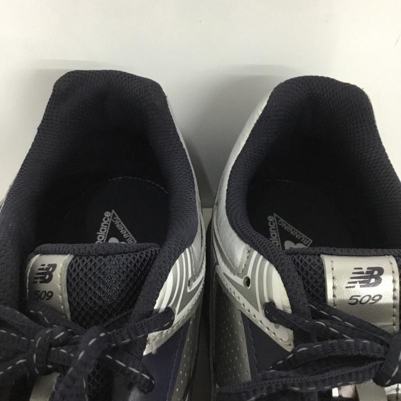 ニューバランス New Balance スニーカー スニーカー U509 NE ABZORB 27.5cm 27.5cm ロゴ、文字 紺 / ネイビー / X 銀 / シルバー / メンズ USED 古着 中古 10145202