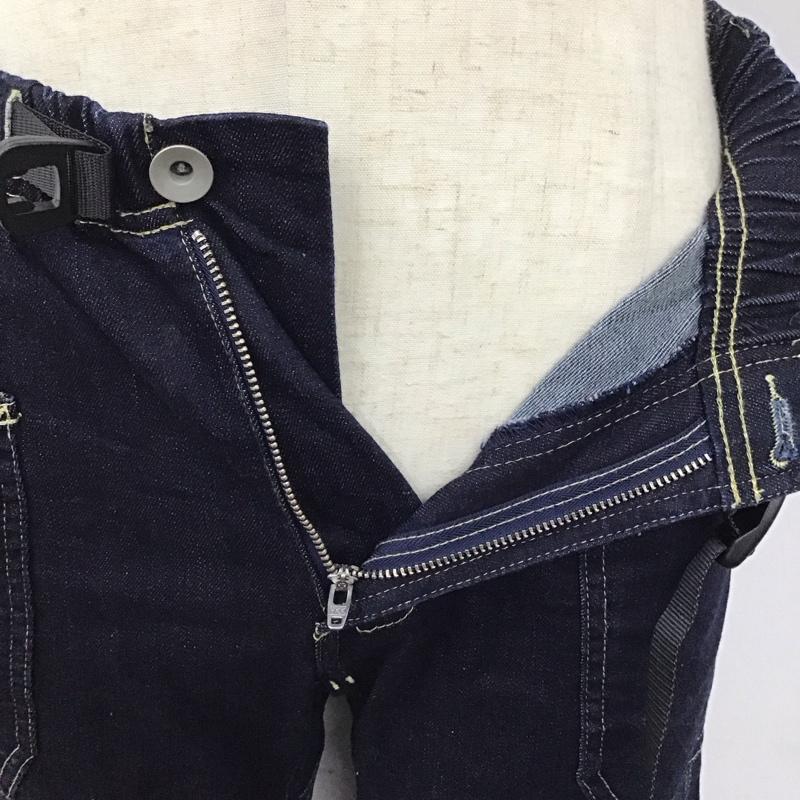 グラミチ GRAMICCI パンツ デニム、ジーンズ スリムパンツ カジュアルパンツ ストレートパンツ ストレッチパンツ XS ロゴ、文字 インディゴ / インディゴ /  メンズ USED 古着 中古 10122118