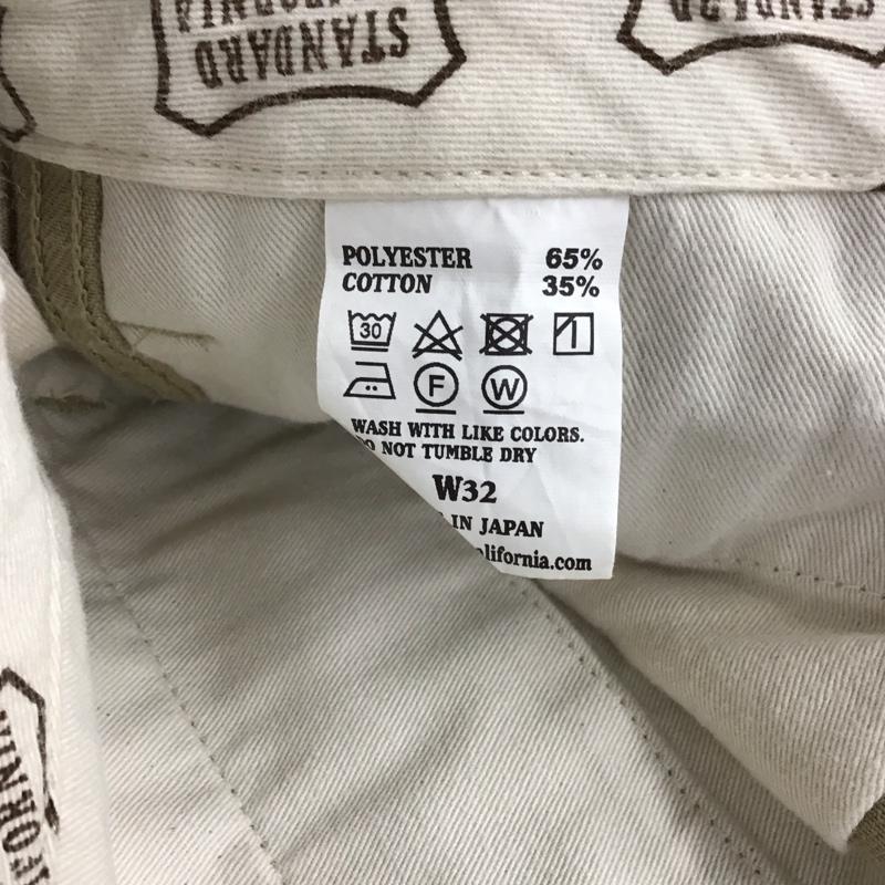 スタンダード カリフォルニア STANDARD CALIFORNIA パンツ デニム、ジーンズ ワイドパンツ カジュアルパンツ ワークパンツ 32インチ 無地 ベージュ / ベージュ / メンズ USED 古着 中古 10130746