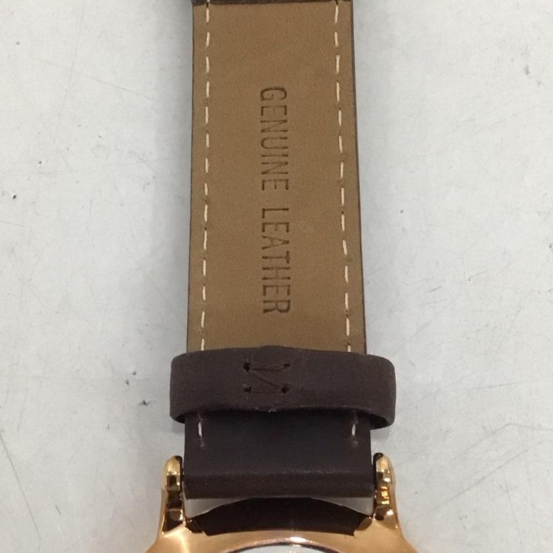 ダニエルウェリントン Daniel Wellington 腕時計 アナログ(クォーツ式) 1103DW Dapper Bristol レザーベルト ロゴ、文字 茶 / ブラウン / メンズ USED 古着 中古 10134486