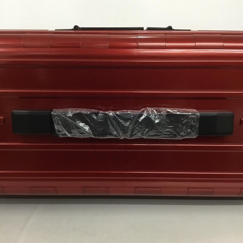 アンドフラット &.FLAT スーツケース、トランク スーツケース、トランク FL14-4-00001 折りたたみ ハードキャリーバッグ キャリーケース 箱有 ロゴ、文字 赤 / レッド / メンズ USED 古着 中古 10137507