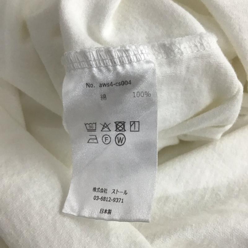 アワサ awasa Tシャツ 半袖 半袖カットソー プリントTシャツ クルーネックカットソー 3 プリント 白 / ホワイト / メンズ USED 古着 中古 10151032