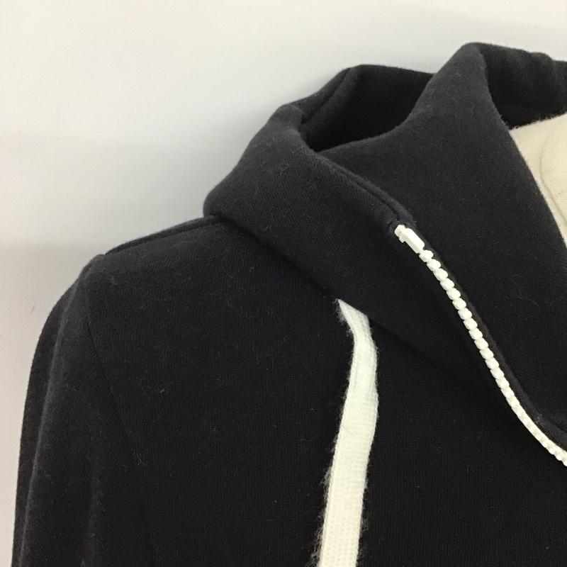 ザノースフェイス THE NORTH FACE パーカー 長袖 nt11930 リアビューフルジップスウェットパーカー スウェットパーカー S ロゴ、文字 黒 / ブラック /  メンズ USED 古着 中古 10125521