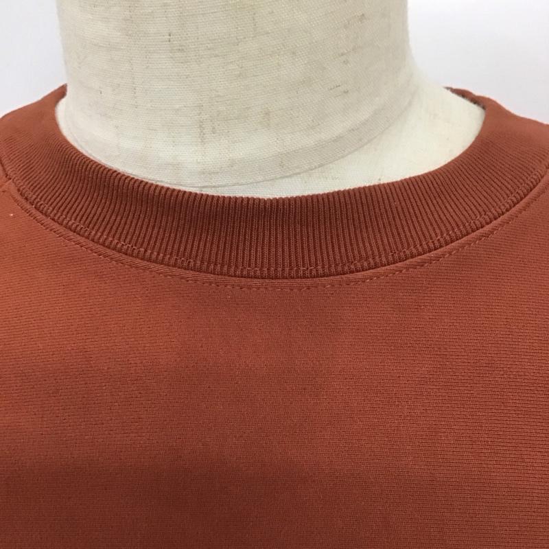 ユナイテッドアローズグリーンレーベルリラクシング UNITED ARROWS green label relaxing トレーナー 長袖 3212-175-2502-4970 ソフトダンボール クルーネック トップス 長袖トレーナー L 無地 茶 / ブラウン / メンズ USED 古着 中古 10112698