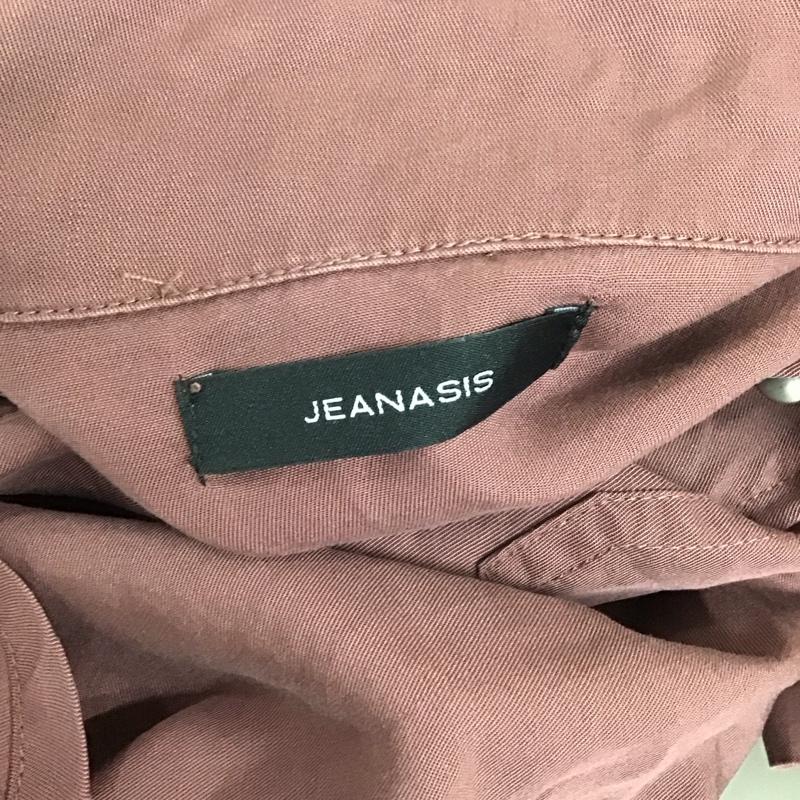 ジーナシス JEANASIS シャツ、ブラウス 半袖 JS063427MC オープンカラーシャツ 開襟 FREE 無地 紫 / パープル / レディース USED 古着 中古 10114230